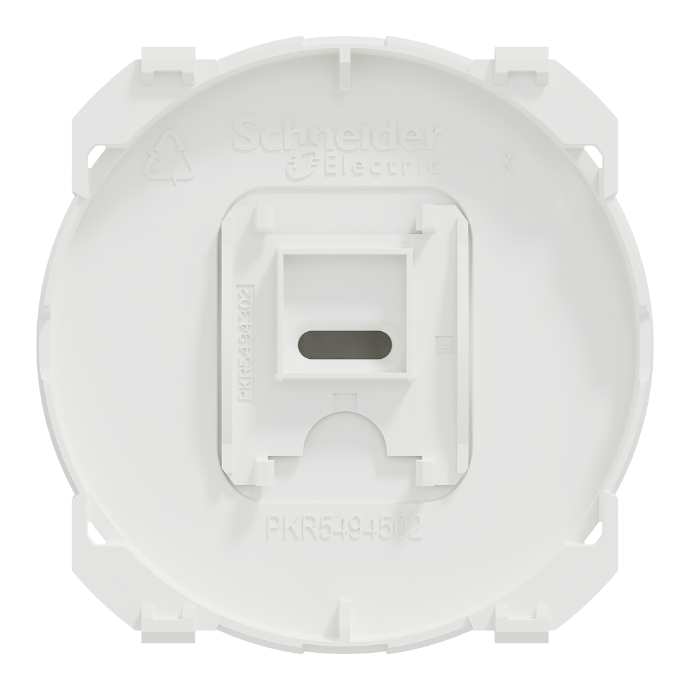 Odace enjo VV ou poussoir à levier blanc